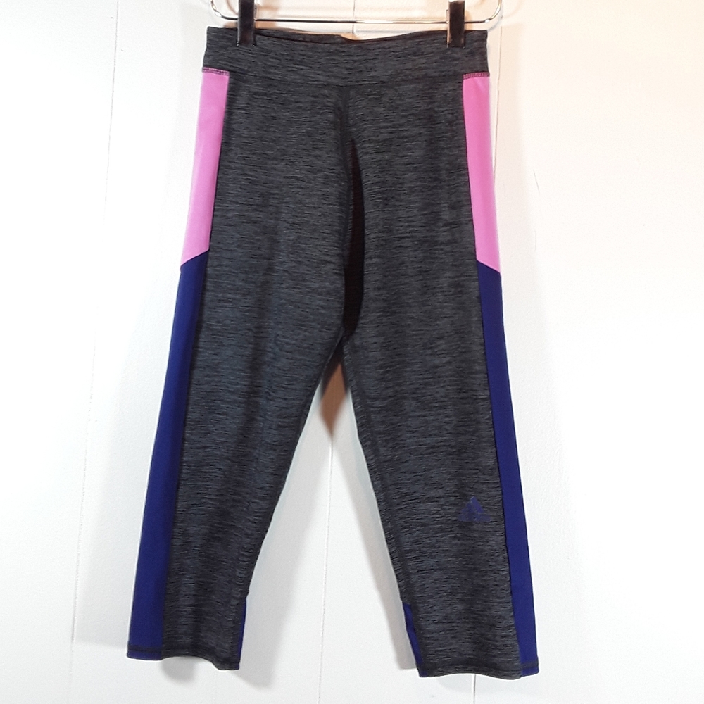 Adidas workout, yoga, exercise  lounge capri pants size 12 - Picture 6 of 6